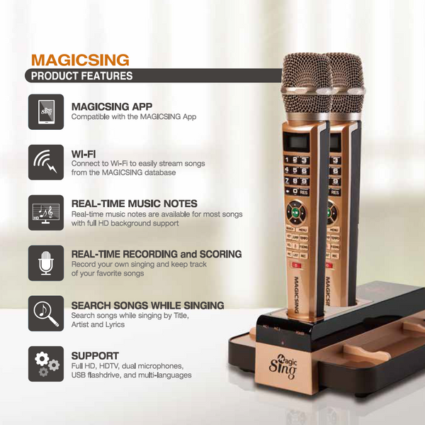Magic Sing Karaoke E5 with Magic Sing product description